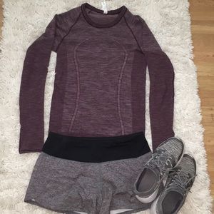 Lulu Lemon Maroon Long sleeve
